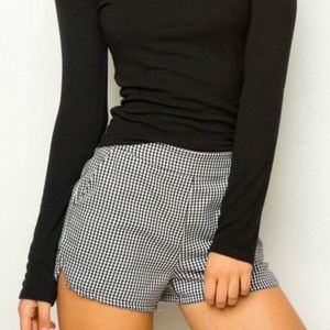 NWT Brandy Melville gingham shorts